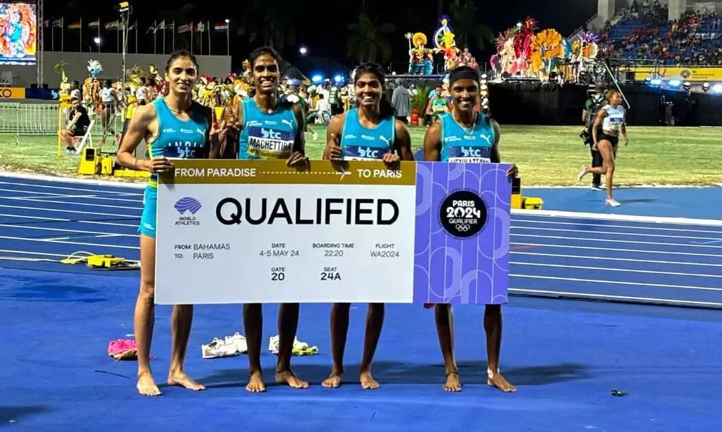 India mens and womens 4x400m relay teams qualify for Paris Olympics