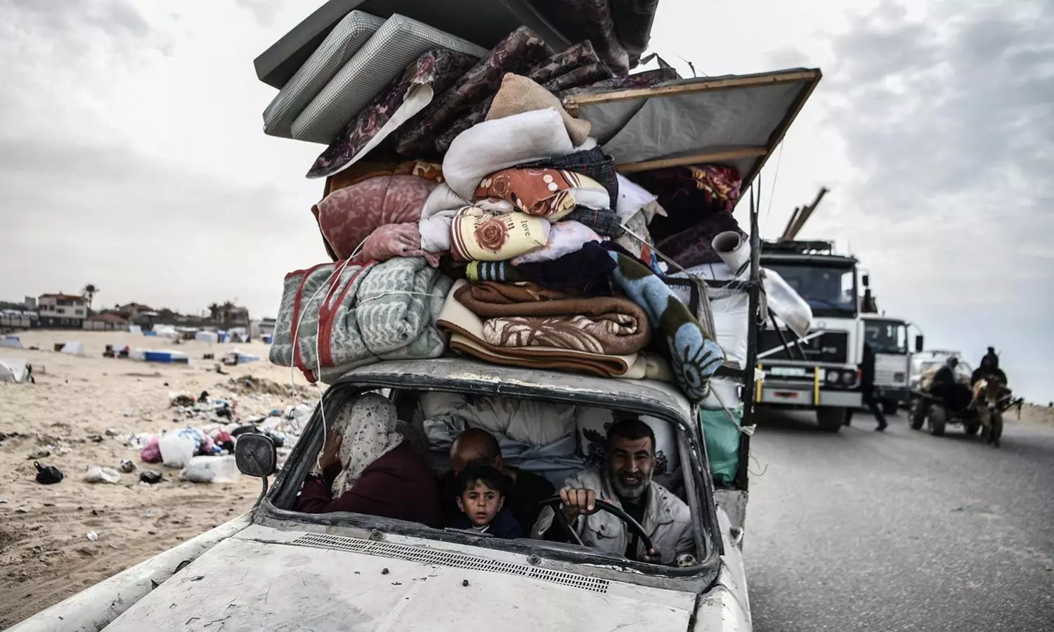 Deaths loom over Rafah as Israel begins to rain bombs