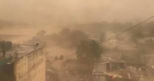 National capital hits by severe dust storm