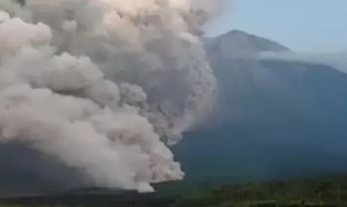 Semeru volcano in Indonesia erupts five times