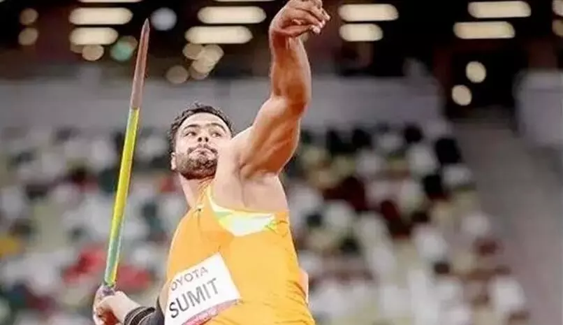 Paralympics champion Sumit Antil defends F64 javelin world title
