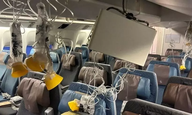 People hitting ceiling, landing back: Singapore Airlines Flight Passenger