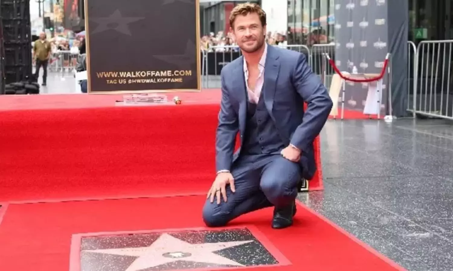 ‘Thor’ actor Chris Hemsworth receives Hollywood Walk of Fame