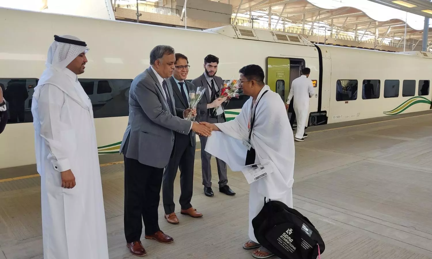 Hajj 2024: Indian Hajis ride on high-speed train to Makkah