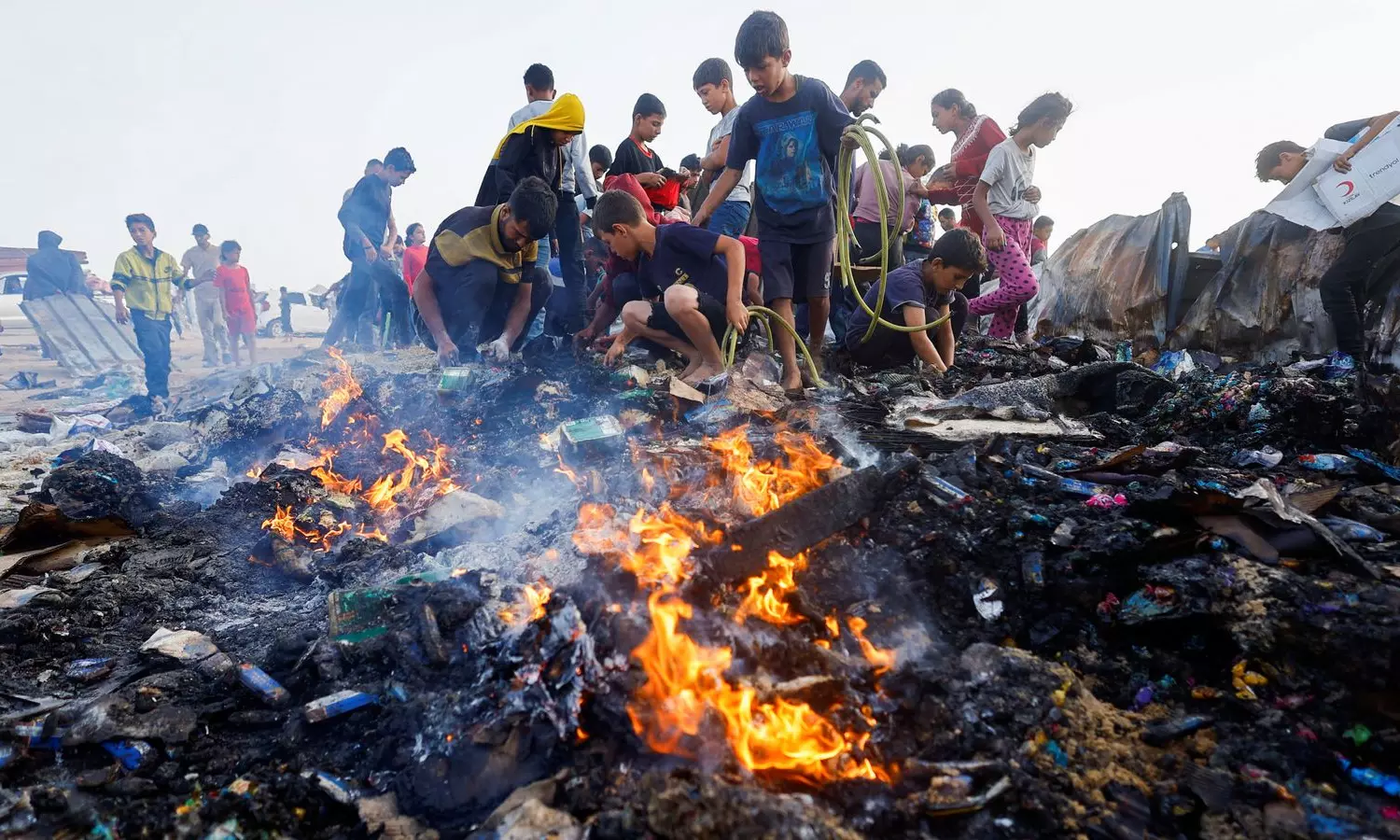 Middle East nations and EU condemn Israeli airstrikes on Rafah camp