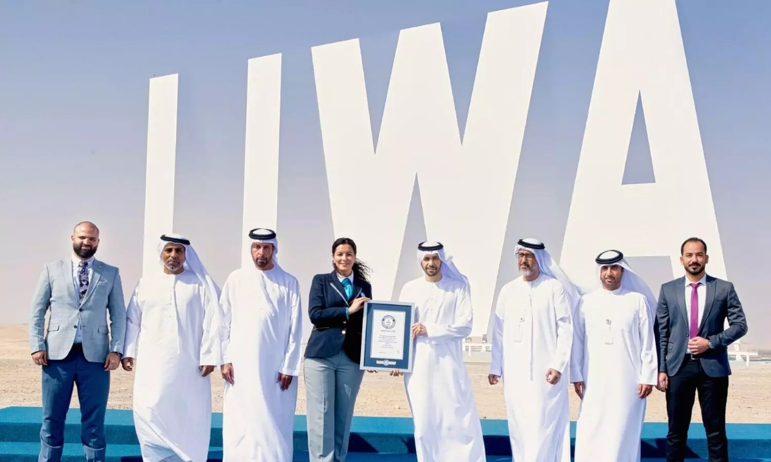 UAE sets new world record with Liwa landmark