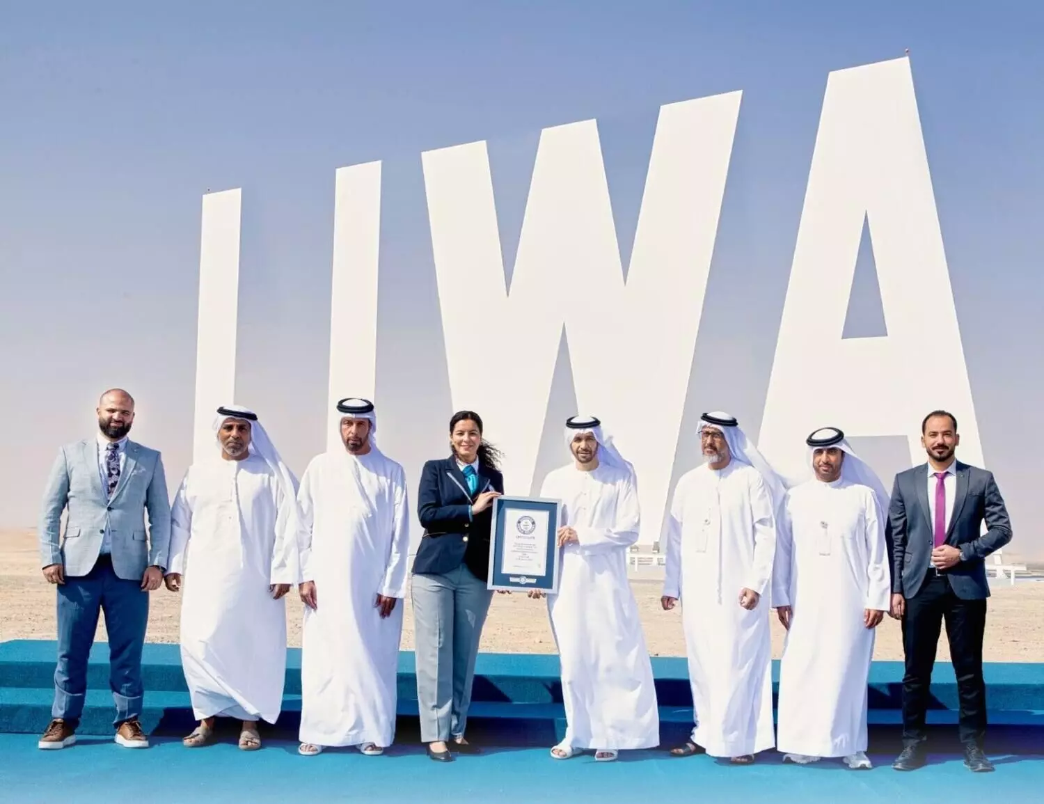 UAE sets new world record with Liwa landmark
