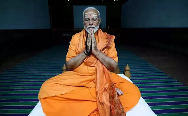 Modi retire from Vivekananda Rock memorial after 45-hour meditation