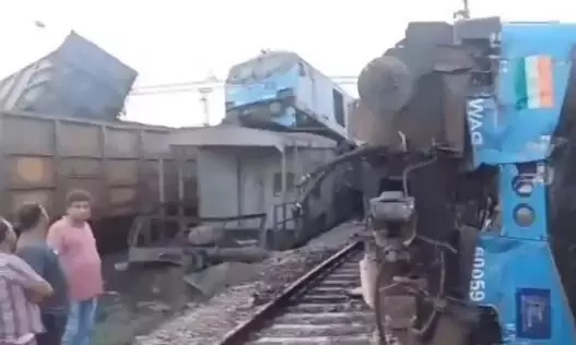 Goods trains collide in Punjab, two loco pilots injured