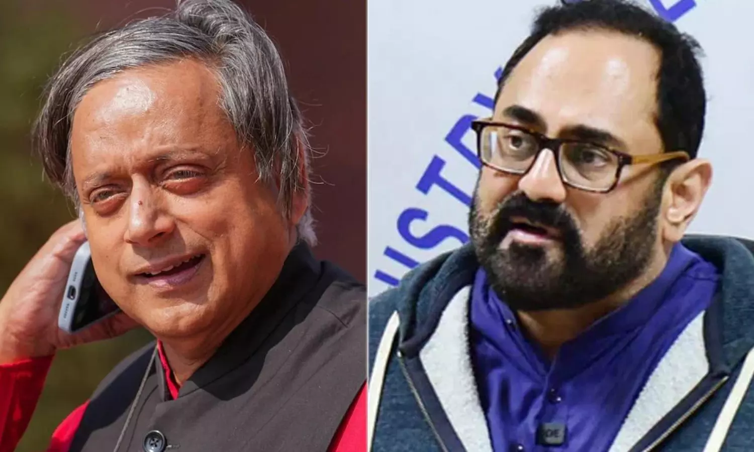 BJPs Rajeev Chandrasekhar leads Shashi Tharoor in Thiruvananthapuram