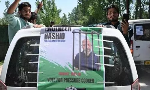Jailed leader Engineer Rashid leading in J&K’s Baramulla seat