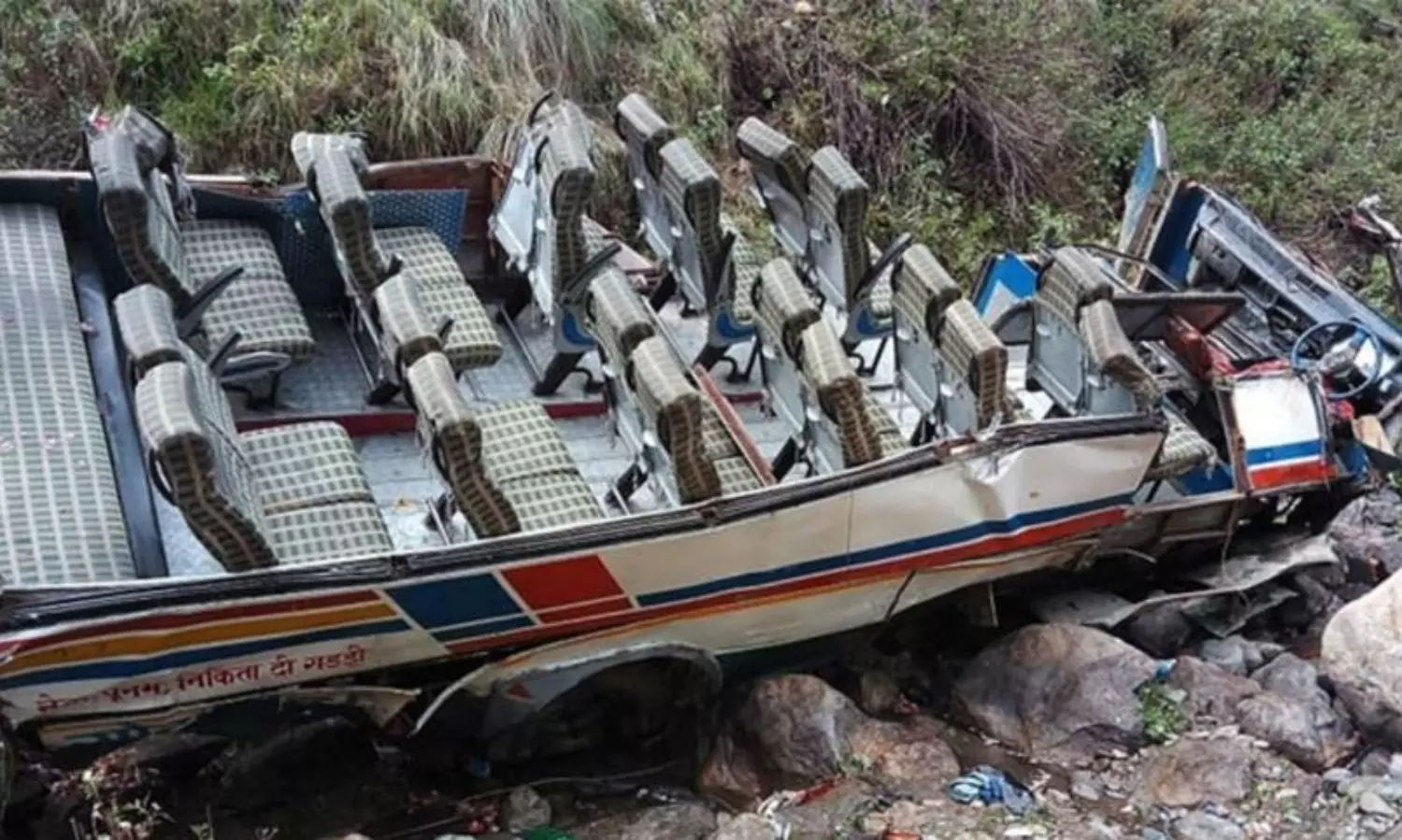 Terrorists open fire: Bus falls into gorge, killing 9 in J&K