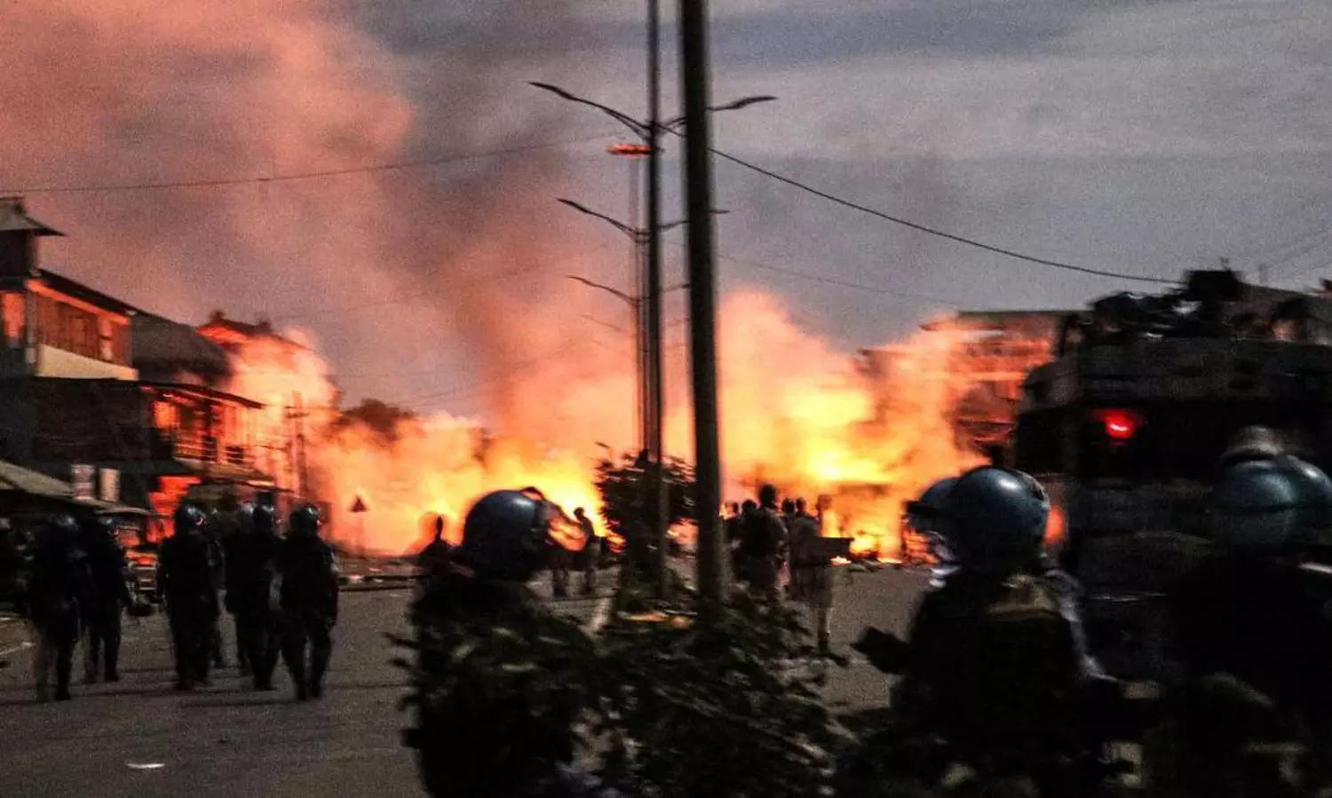 Manipur: protester shot dead; BJP, Congress offices torched
