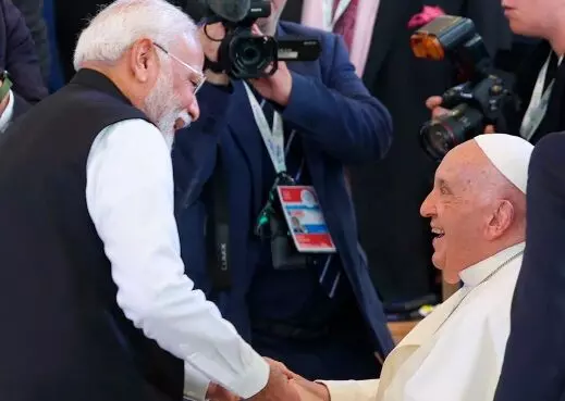 Congress apologizes after BJP says PM-Pope post insulted Christians
