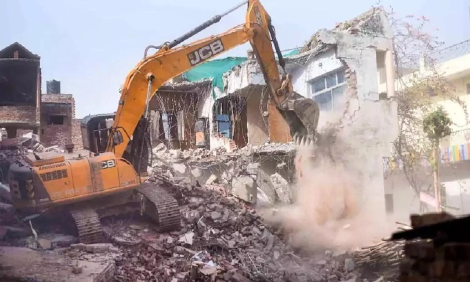 Madhya Pradesh Govt bulldozes 11 Muslim homes on allegations of finding beef