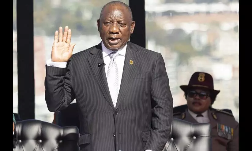 Ramaphosa sworn in as South Africa’s president for 2nd term