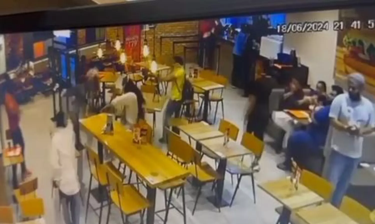 Burger King firing: harrowing visuals of youth being shot at surfaces