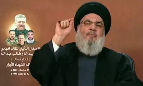 Hezbollah leader threatens full-scale war without rules if Israel attacks