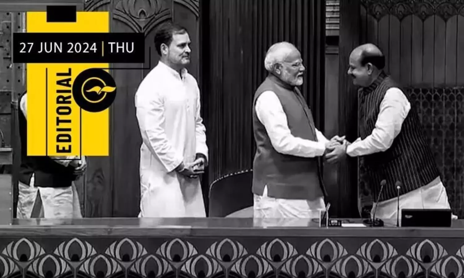 New Lok Sabha:  both govt and Opposition should play their roles