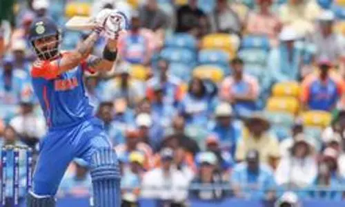 T20 WC: India post 176/7 against South Africa