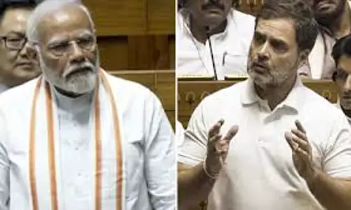 Rahul Gandhis remarks on Hindus put Modi in a Jolt in Lok Sabha