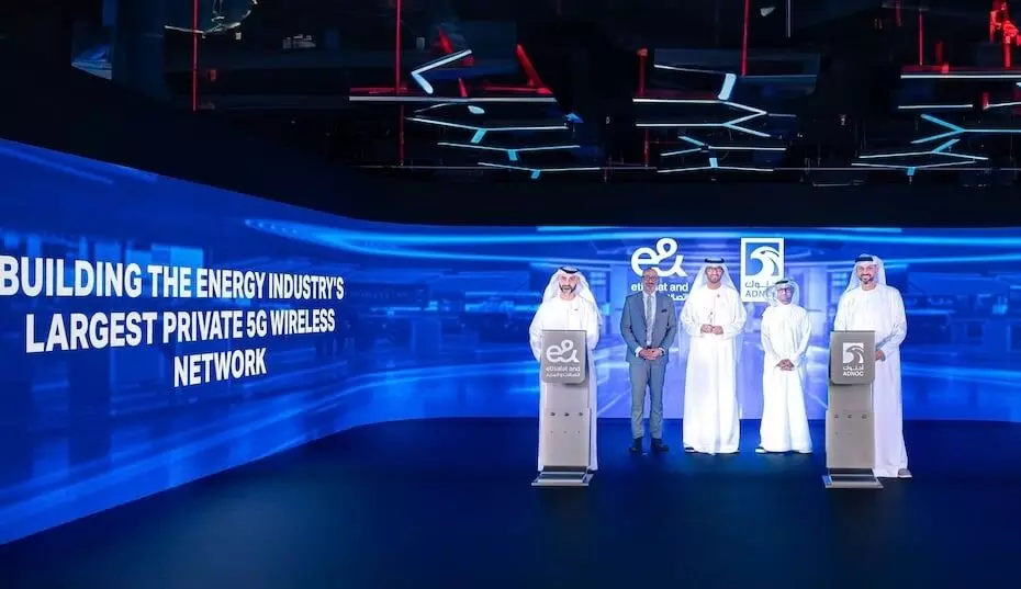 ADNOC to build largest 5G network with e&