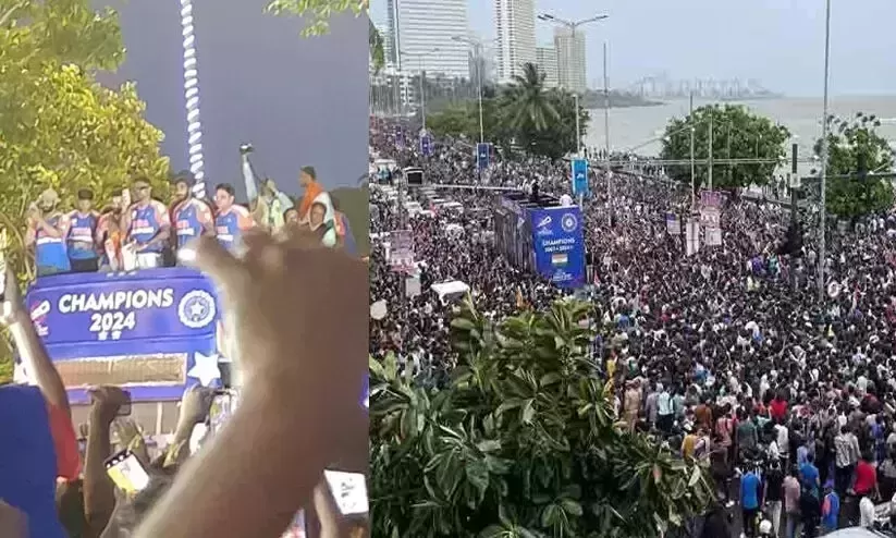 Rohits men land in Mumbai with T20 Cup; Wankhede brims with fans