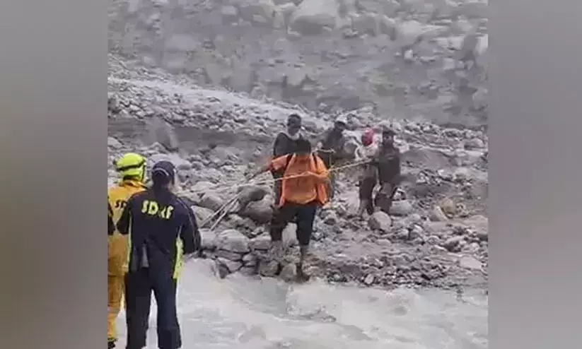 River washes away bridge, 2 people in Uttarakhand; many stranded