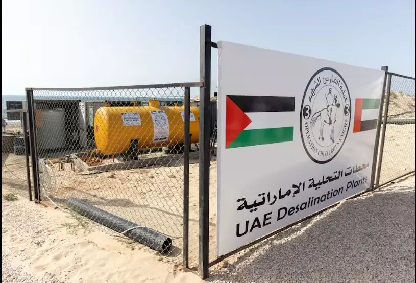 UAE delivers 130M gallons of drinking water to Gaza