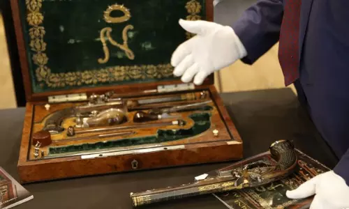 Pistols Napoleon planned to use to kill himself sold for $1.8