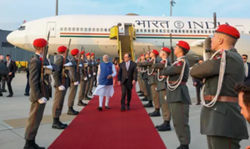 PM Modi arrives in Vienna for historic visit; both nations focus on tech partnerships