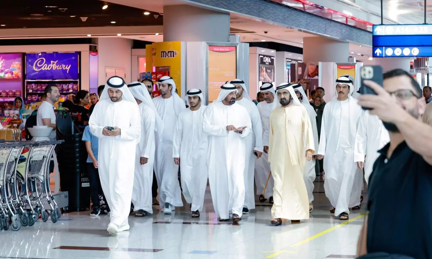 Sheikh Mohammed reviews upgrades amenities at DXB Terminal 3