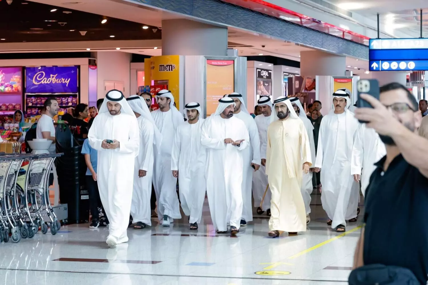 Sheikh Mohammed reviews upgrades amenities at DXB Terminal 3