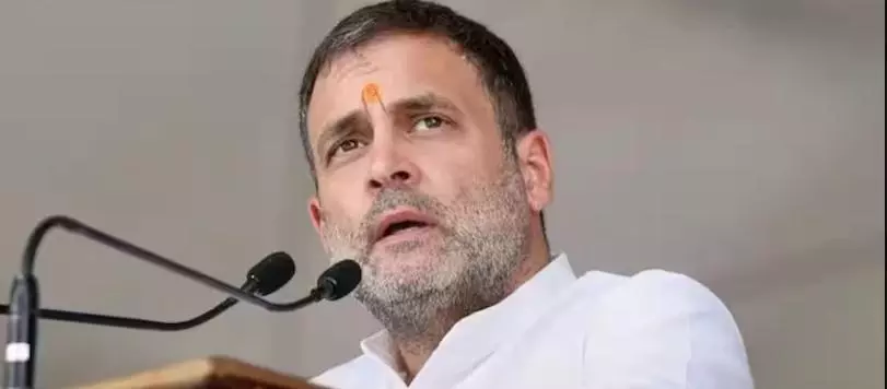 Rahul Gandhi says won’t let anyone take jal, jungle, zameen of tribals if Cong wins