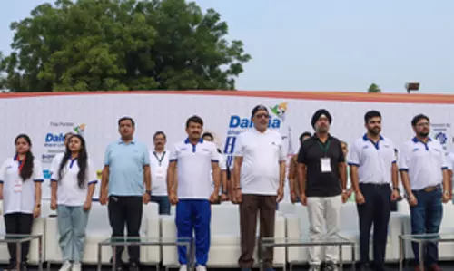 Union minister flags off Bharat in Paris marathon to celebrate Indian Olympic movement