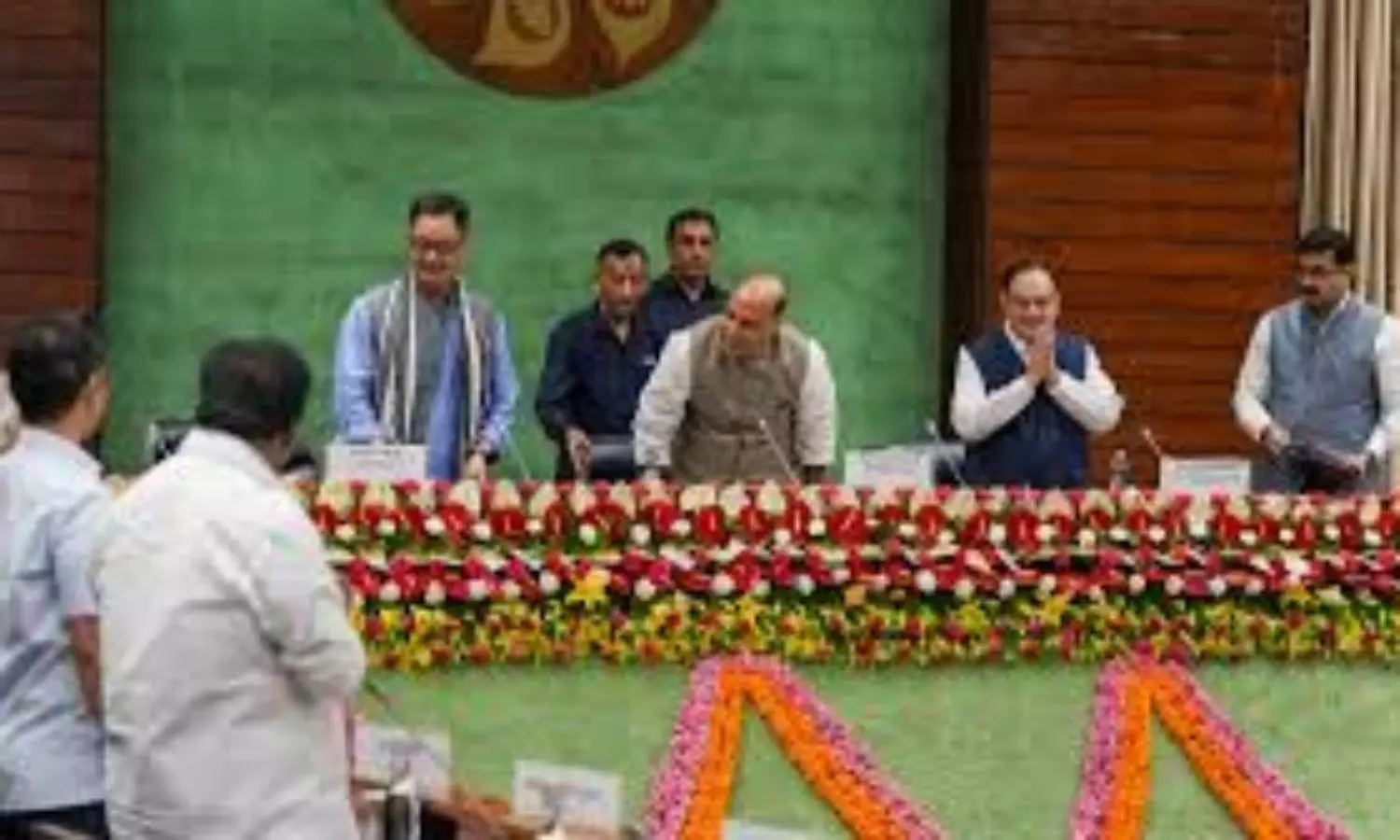 All-party meet progresses: Opposition raises Kanwar yatra issue