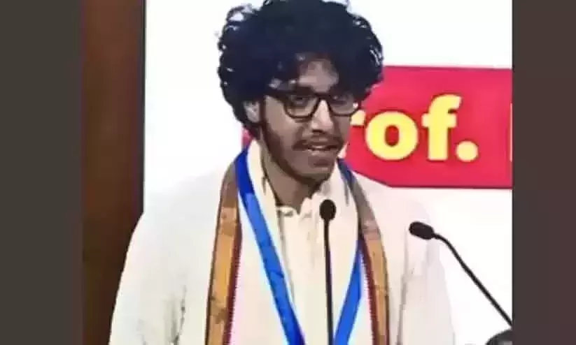 Mass genocide in Palestine says Mdras IIT student at convocation