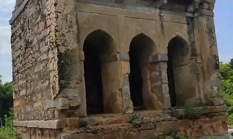 Historic mosque demolished in Telangana’s Moinabad, real estate motive suspected