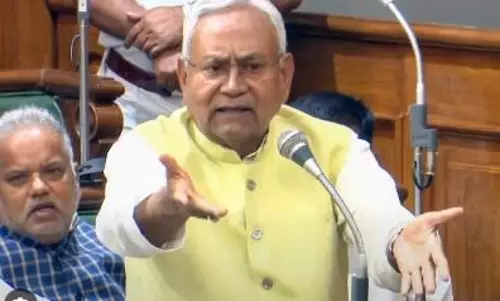 ‘You are a woman, don’t you know anything?’ Nitish Kumar tells a woman MLA