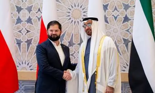 Chilean President arrives in UAE for official visit