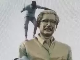 Statue of Sheikh Mujibur Rahman vandalized amid Dhaka protests