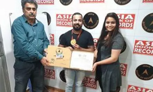 Man honoured by India Book of Records for tattooing 631 martyrs’ names on his body