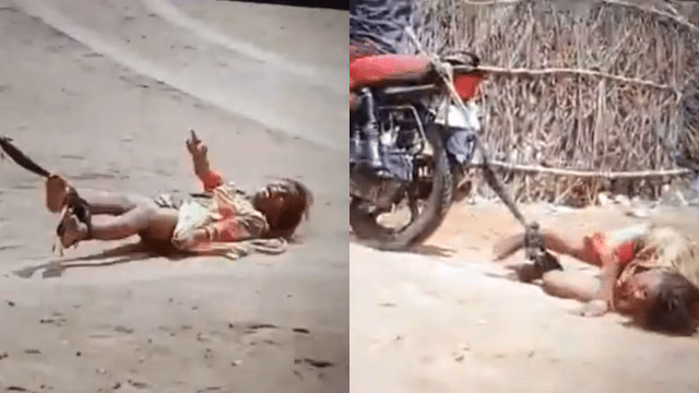 Rajasthan man arrested for dragging wife behind motorcycle