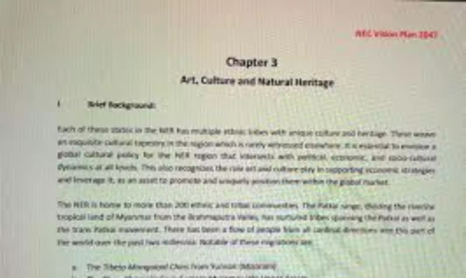 Northeast Vision Plan 2047