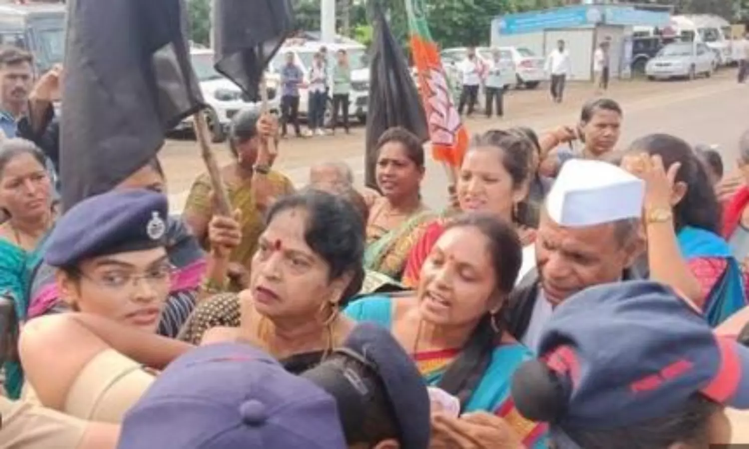 BJP workers waving black flags at Ajit Pawar: NCP tells Fadnavis to clarify stand