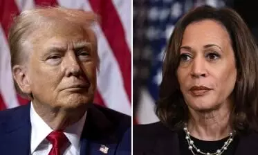 Kamala Harris leads Trump in poll ahead of Democratic Convention tonight