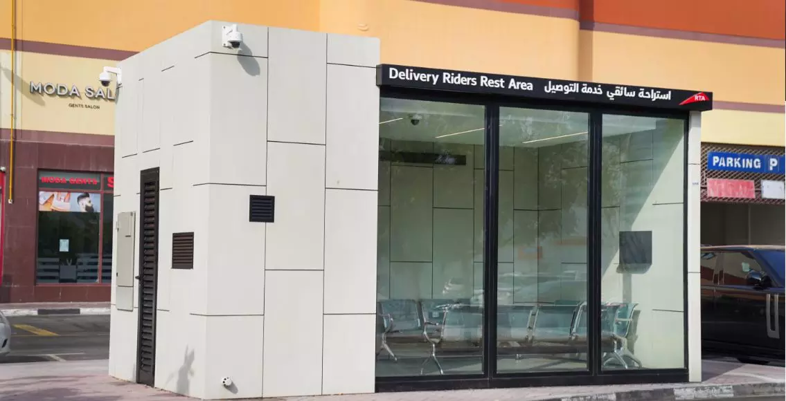 RTA completes 20 air-conditioned rest areas for delivery riders across Dubai