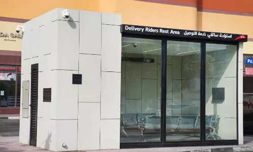 RTA completes 20 air-conditioned rest areas for delivery riders across Dubai
