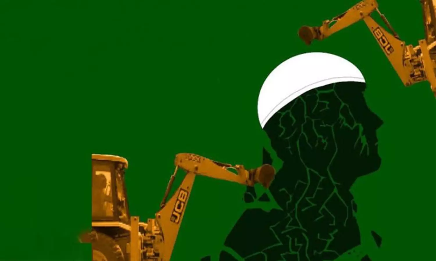 Bulldozing of Muslim properties with connivance of Hindu officials