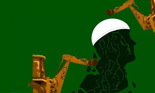 Bulldozing of Muslim properties with connivance of Hindu officials